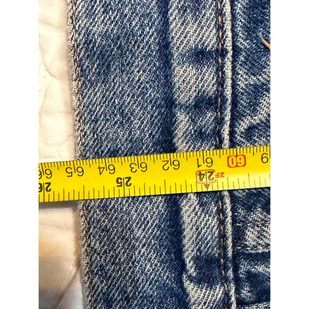 Levi's Denim Trucker Jacket Mens 44 Blue Vintage 90s 71506-0216 Made in USA - Picture 10 of 11